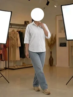 شومیز بِیسیک کتان سیلک خنک جدید کد 004